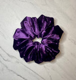 Purple Velvet Scrunchie