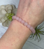 Matte Rose Quartz Bracelet
