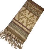 Oversized Shawl, Blanket Scarf - Mystery Aztec Print