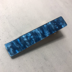 Slim Hair Clip - Royal Blue Shimmer