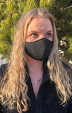 Face mask - PLAID - eco friendly, reusable, custom design, pocket for filter, washable, breathable cotton